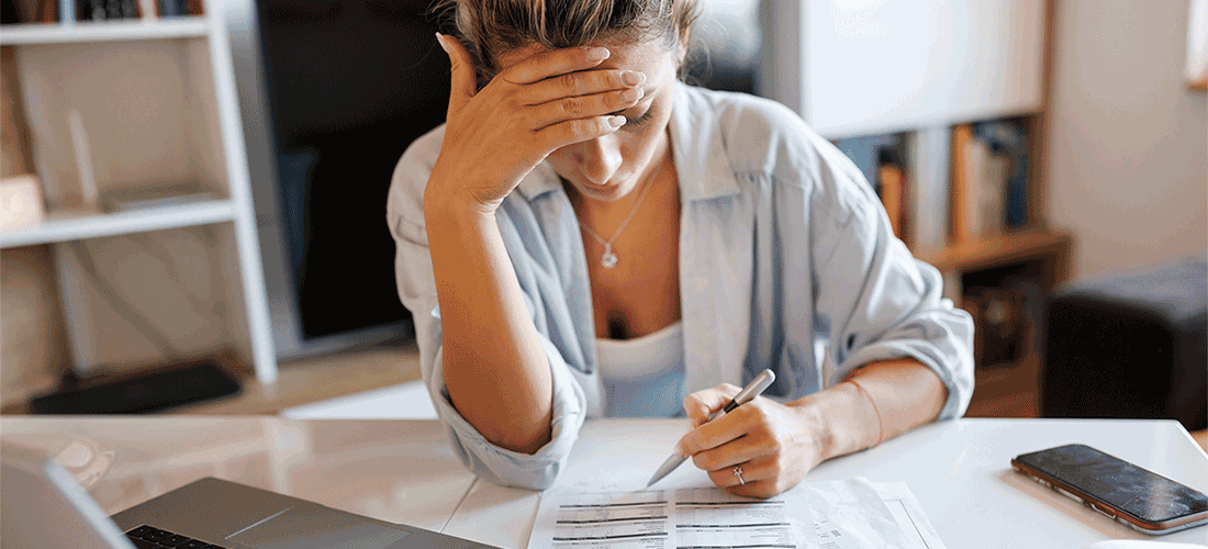 Image: Young Lady Studying Home Maintenance Tasks